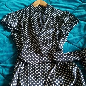 I.N.C silk wrap around top